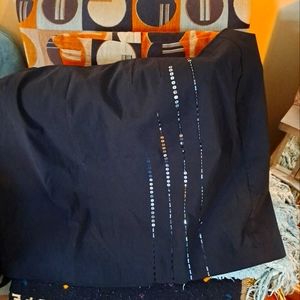 Black Mini Skirt with Sequins - Size 28 * PRICED TO MOVE*